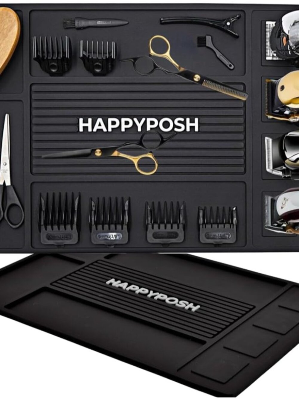 Magnetic Barber Mat, Barber Mats for Clippers, Barbershop Salon Pad for Station,